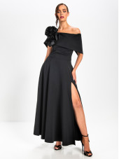 Kyoto Flare Dress - Black (Kevan Jon)